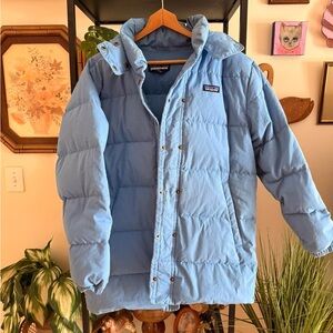 Patagonia Light Blue Quilted Jacket